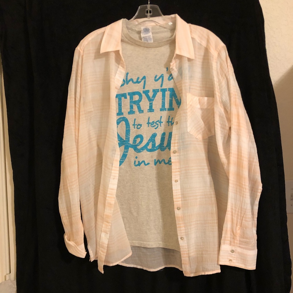 Express button up long sleeve